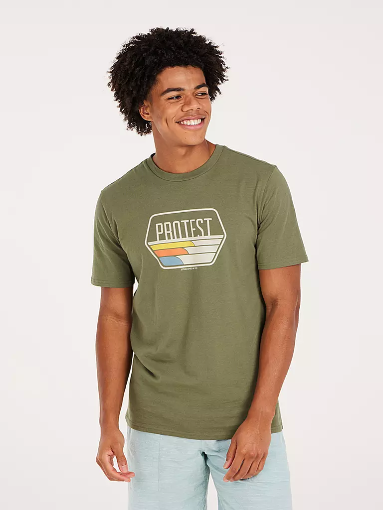 PROTEST | Herren T-Shirt PRTSTAN  | olive