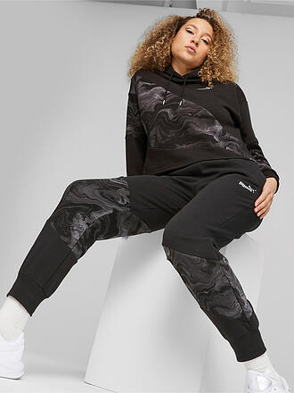 PUMA | Damen Hoodie Power Cat marbleized