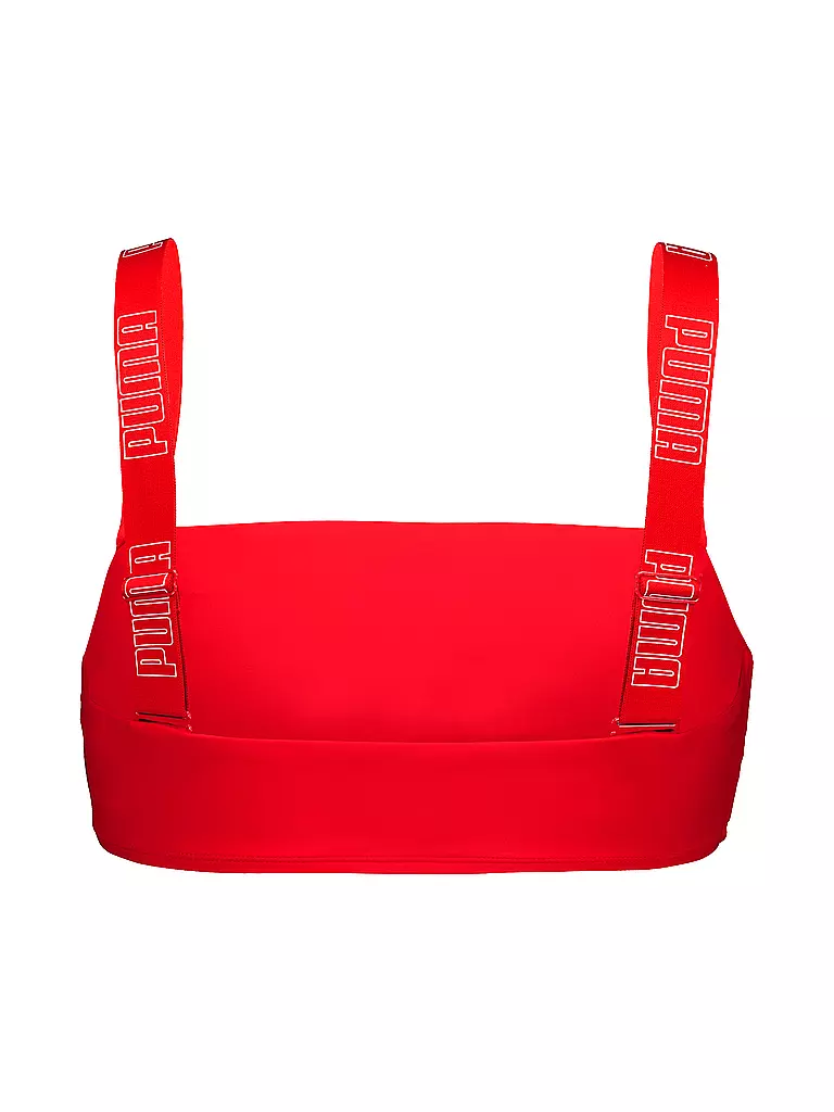 PUMA | Damen Bikinioberteil Bandeau | rot