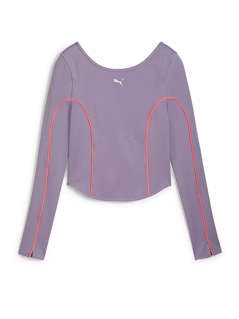 PUMA | Damen Fitnessshirt Cloudspun Cropped | lila