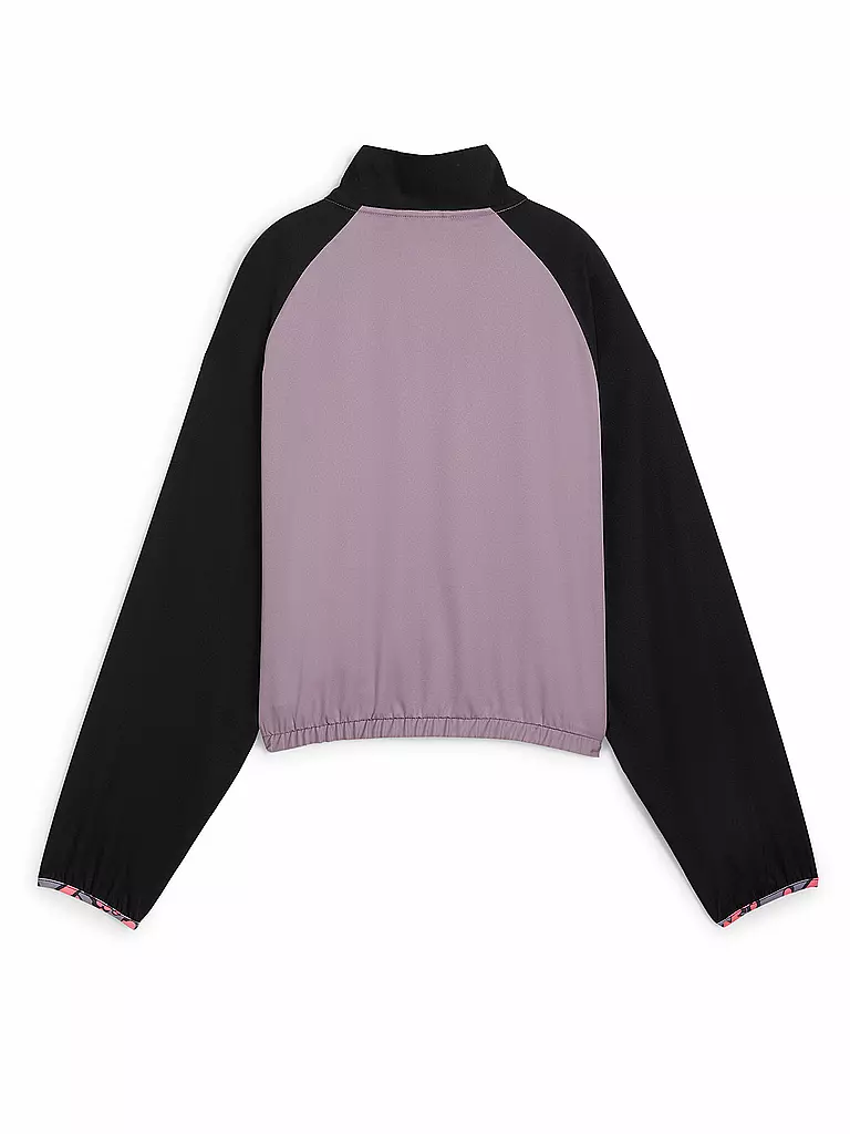 PUMA | Damen Fitnesssweater Half Zip Woven | lila