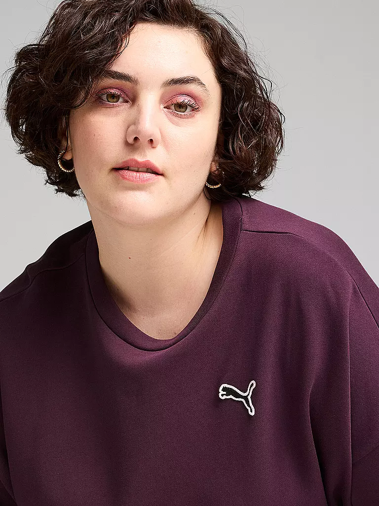 PUMA | Damen Sweater Besser Essentials Crew | beere