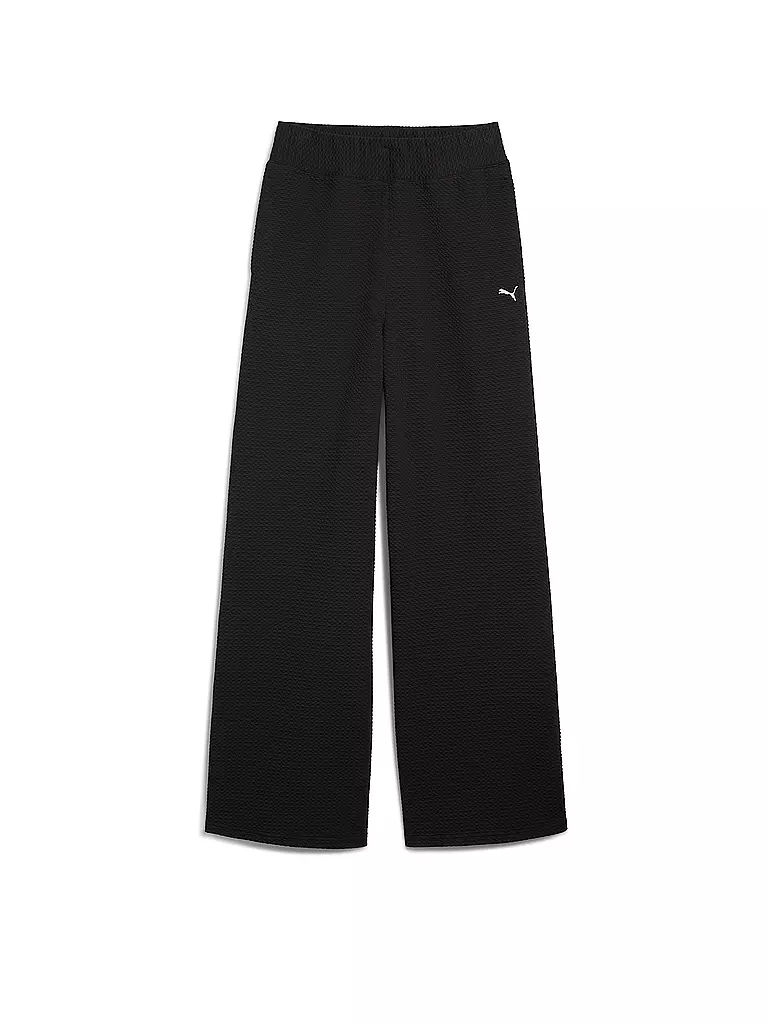 PUMA | Damen Yogahose Studio Textured | schwarz