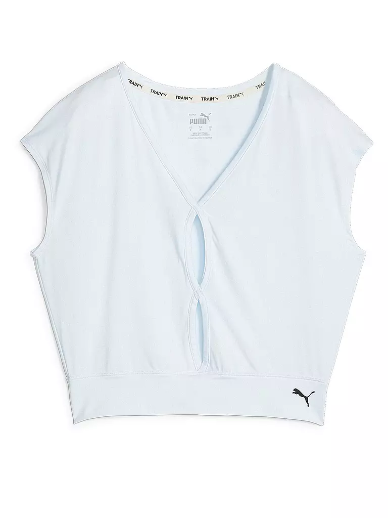 PUMA | Damen Yogashirt Studio Lite | hellblau