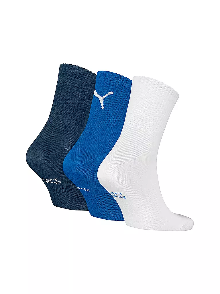 PUMA | Freizeitsocken Logo Crew 3er Pkg.. | blau