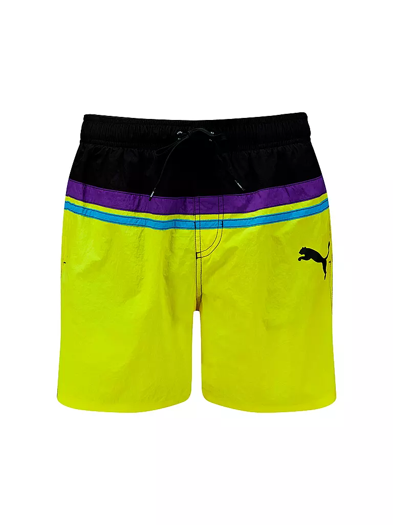 PUMA | Herren Badeshort Mid Heritage | gelb