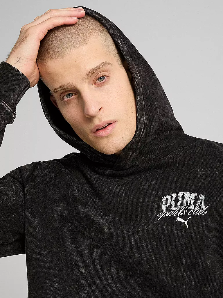 PUMA | Herren Hoodie Class Washed | schwarz