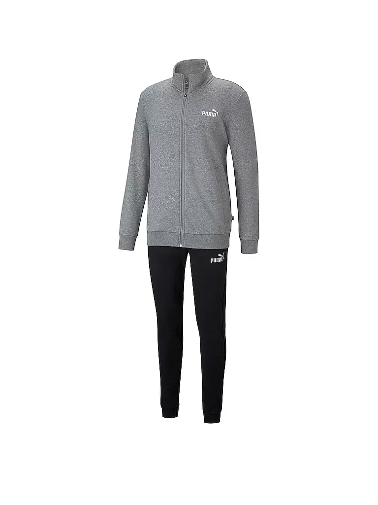 PUMA | Herren Trainingsanzug Clean Sweat | grau