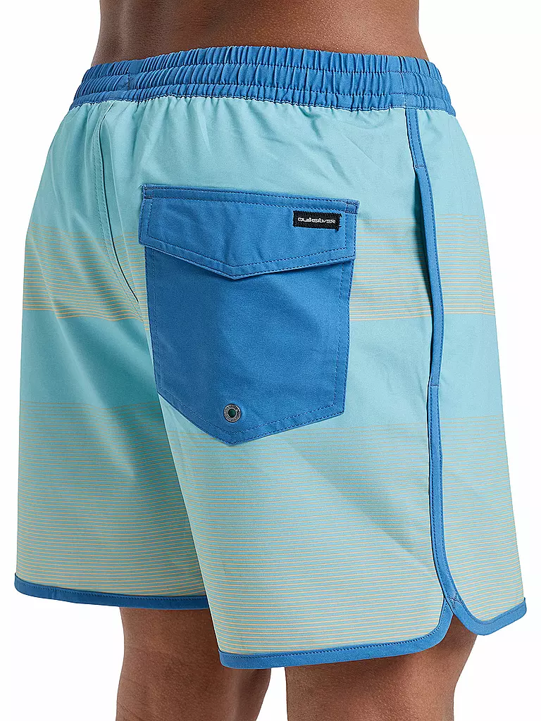 QUIKSILVER | Herren Badeshort Surfsilk Scallop Volley 16 | hellblau