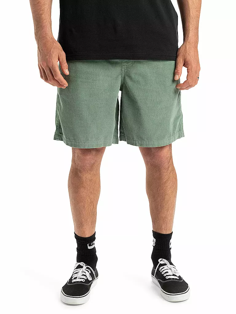 QUIKSILVER | Herren Beachshort Taxer Cord Bermuda 18" | hellgrün