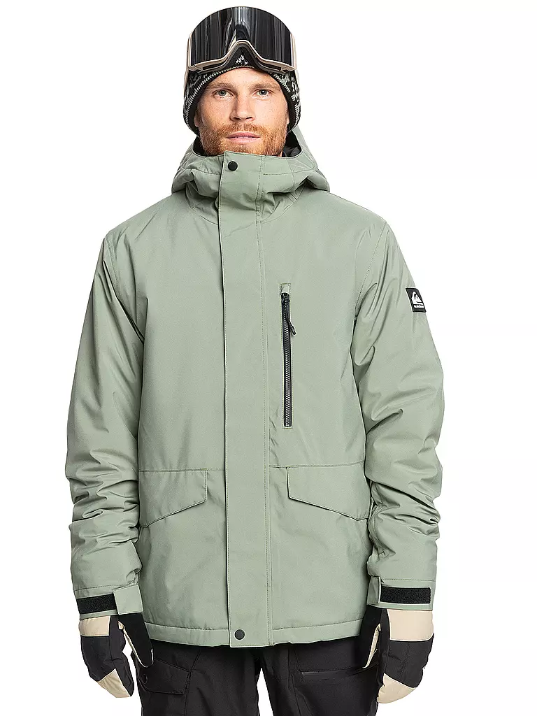 QUIKSILVER | Herren Snowboardjacke Mission Solid  | hellgrau