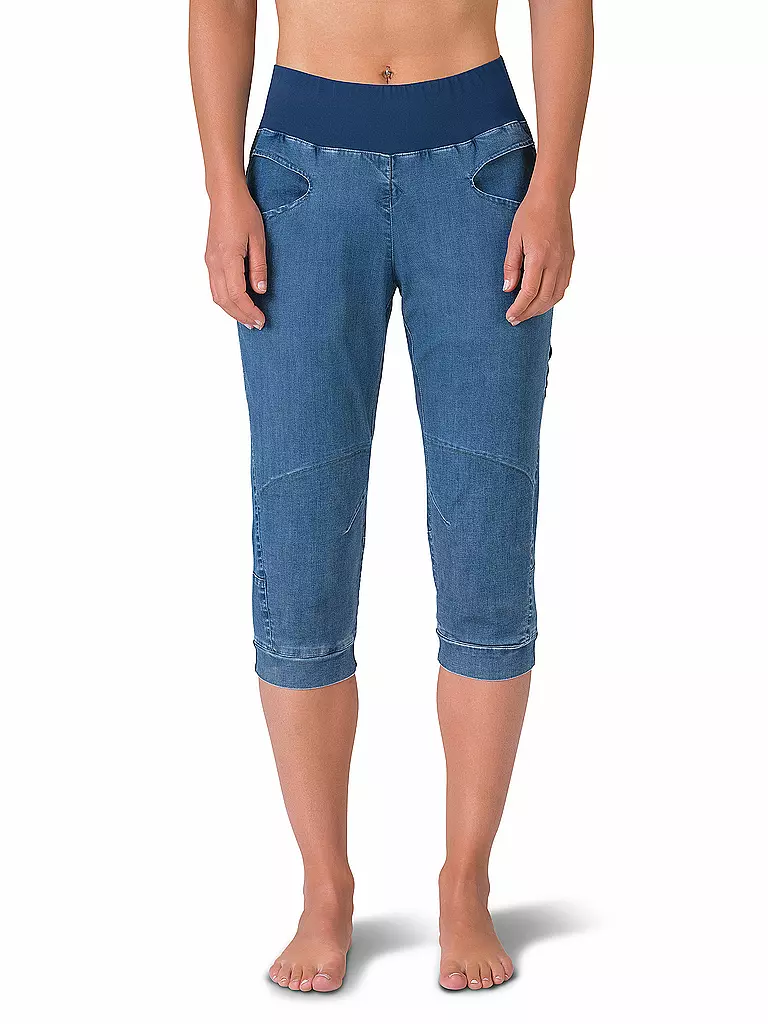 RAFIKI | Damen Kletterjeans Chain Capri 3/4 | blau