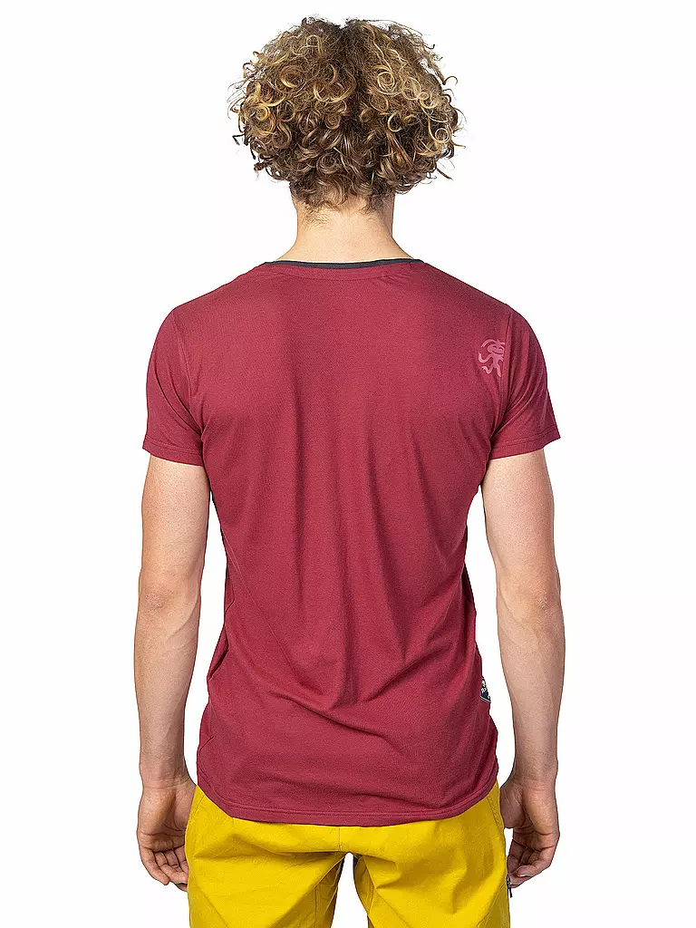 RAFIKI | Herren Klettershirt Zone Modal | dunkelrot