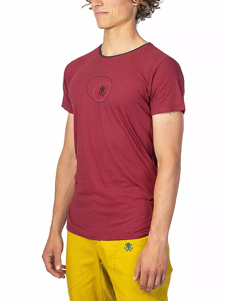 RAFIKI | Herren Klettershirt Zone Modal | dunkelrot