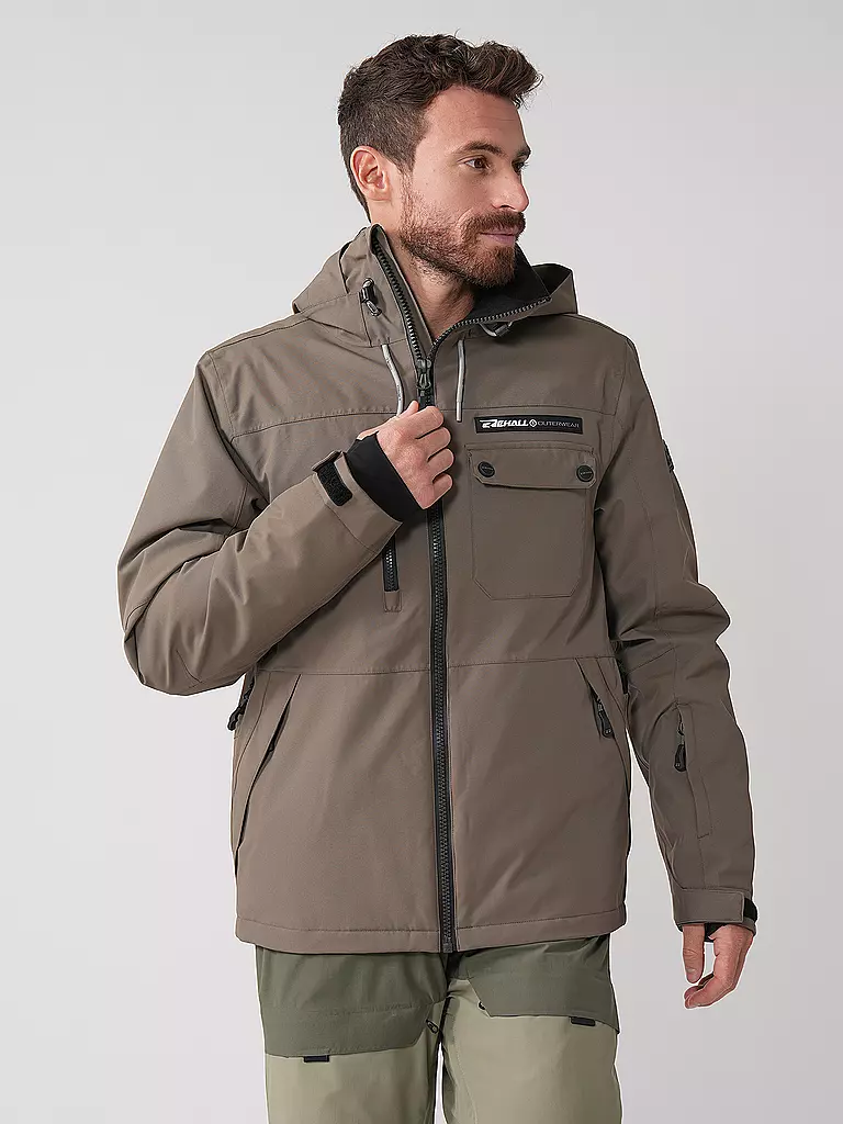 REHALL | Herren Snowboardjacke Botev-R | olive