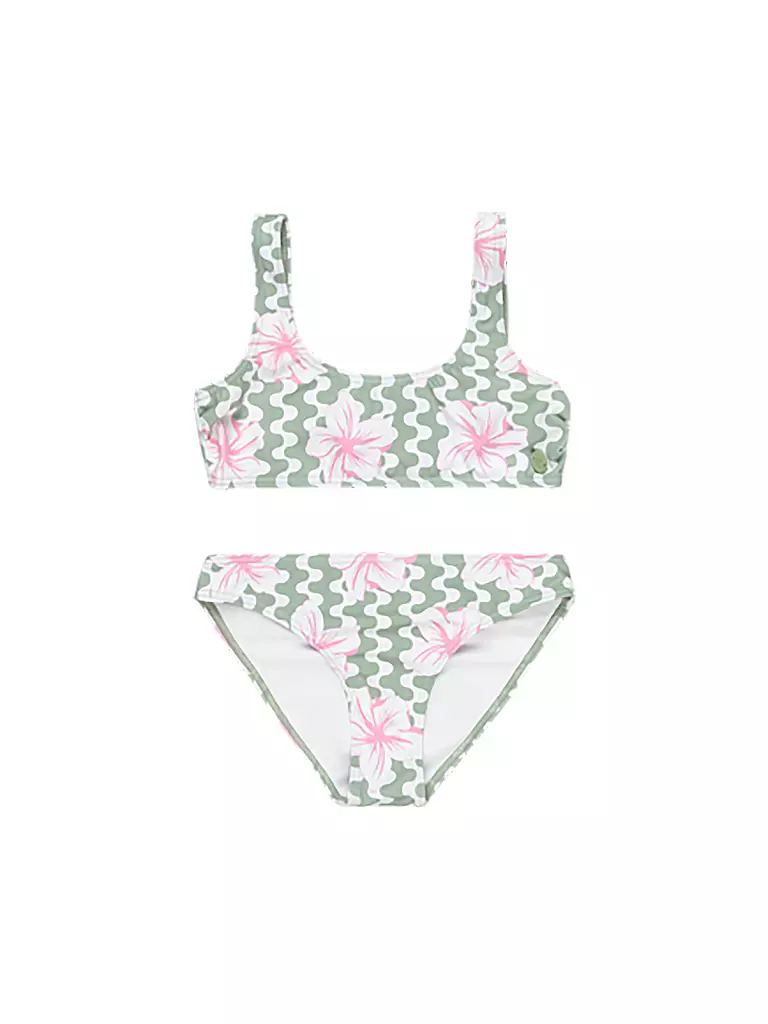 ROXY | Mädchen Bikini Party Waves Bralette Set | bunt