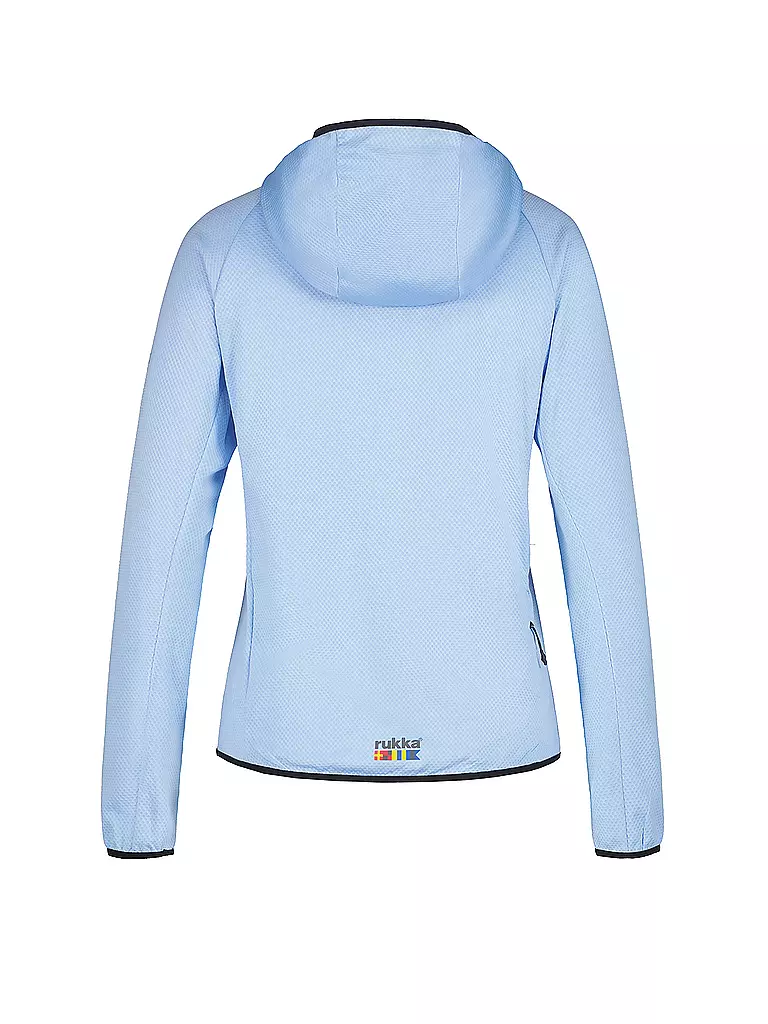 RUKKA | Damen Laufhoodie Maakala | hellblau