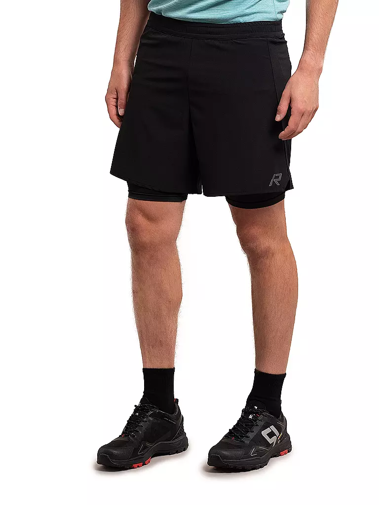 RUKKA | Herren 2in1 Laufshort Maaninka | grau