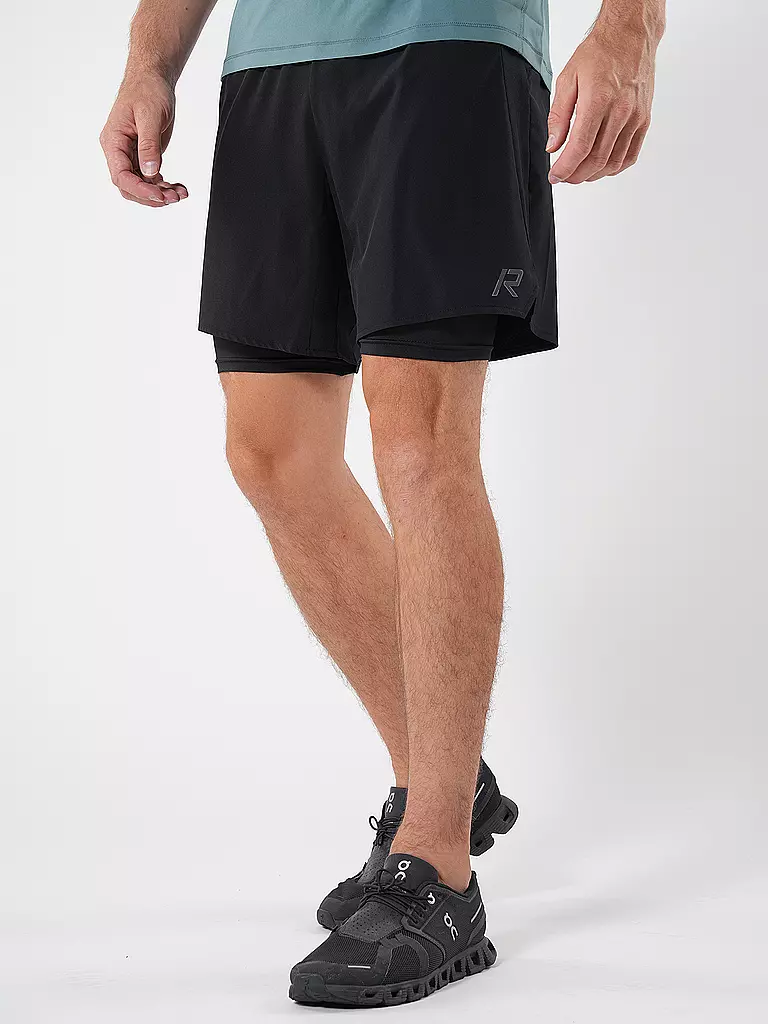 RUKKA | Herren 2in1 Laufshort Maaninka | grau