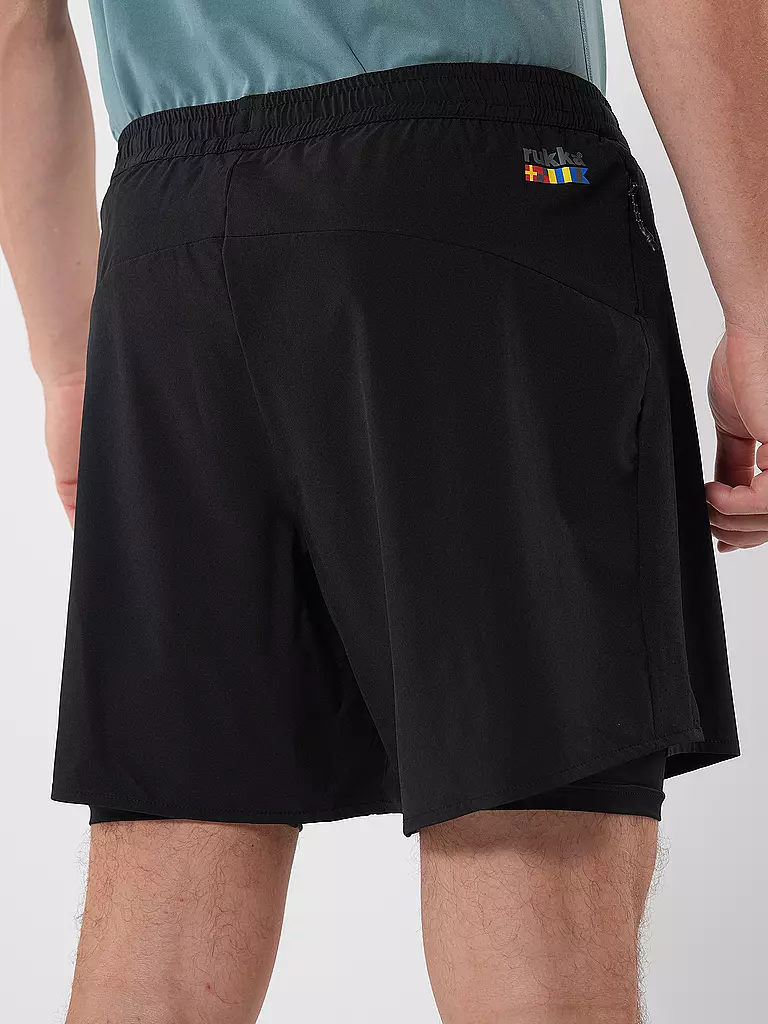 RUKKA | Herren 2in1 Laufshort Maaninka | grau