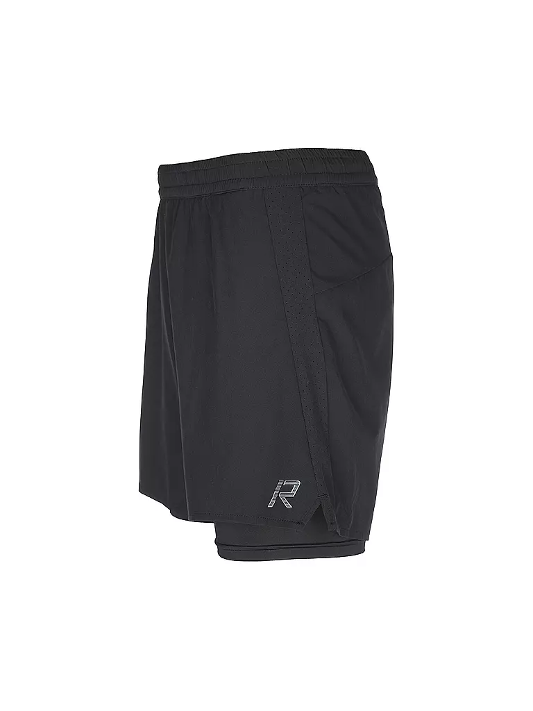 RUKKA | Herren 2in1 Laufshort Maaninka | schwarz