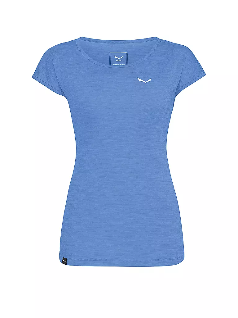 SALEWA | Damen Funktionsshirt Puez Melange Dry | hellblau