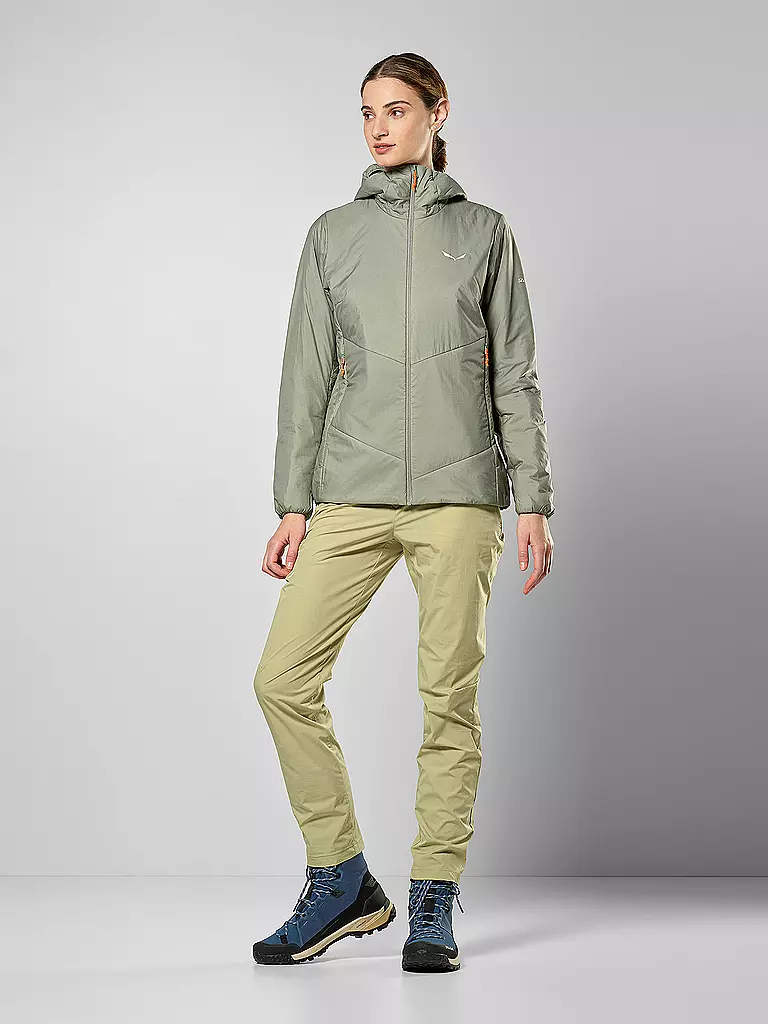 SALEWA | Damen Isojacke Puez Catinaccio 2 TWR Hoodie | hellgrün