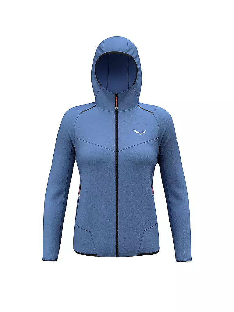 SALEWA | Damen Softshell Jacke Pedroc DST Light Hoodie | hellblau