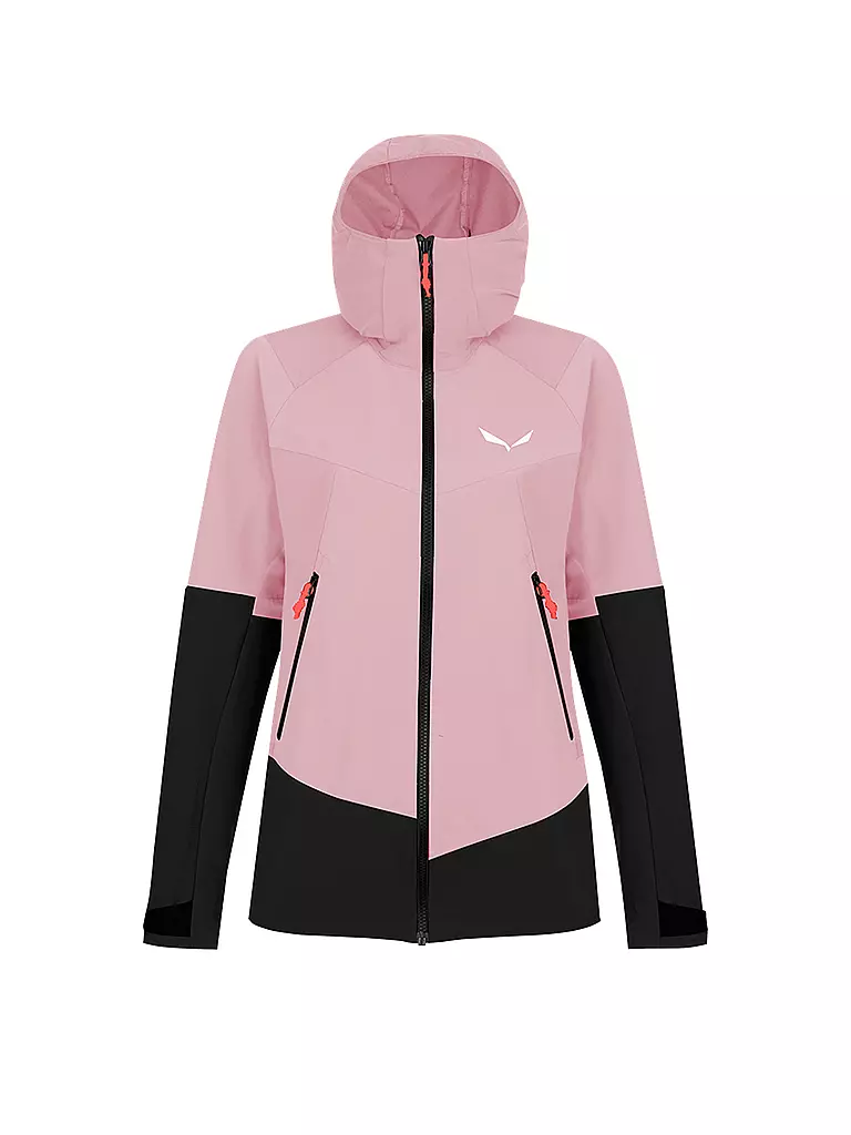 SALEWA | Damen Tourenjacke Sella Durastretch Hoodie | rosa