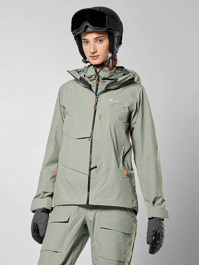 SALEWA | Damen Tourenjacke Sella Free 3L PTX | hellgrün