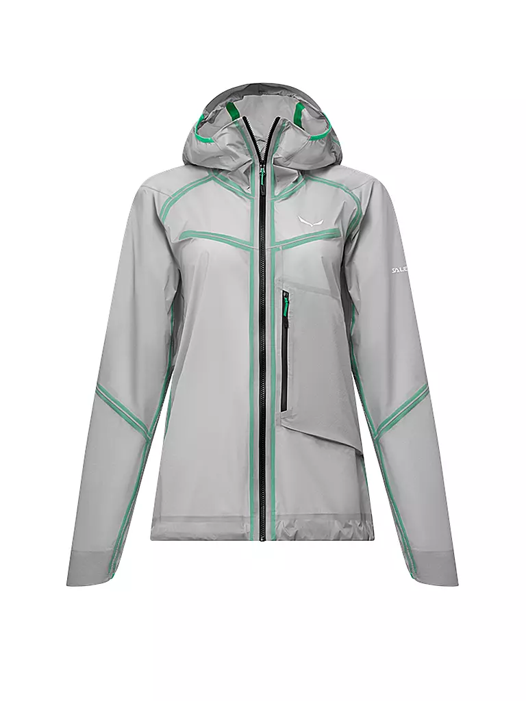 SALEWA | Damen Wanderjacke NXT PTX 3L | hellgrau