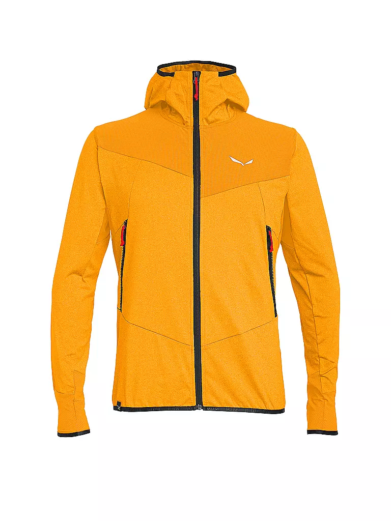 SALEWA | Herren Hybridjacke Agner Polarlite Durastretch Hoodie | orange