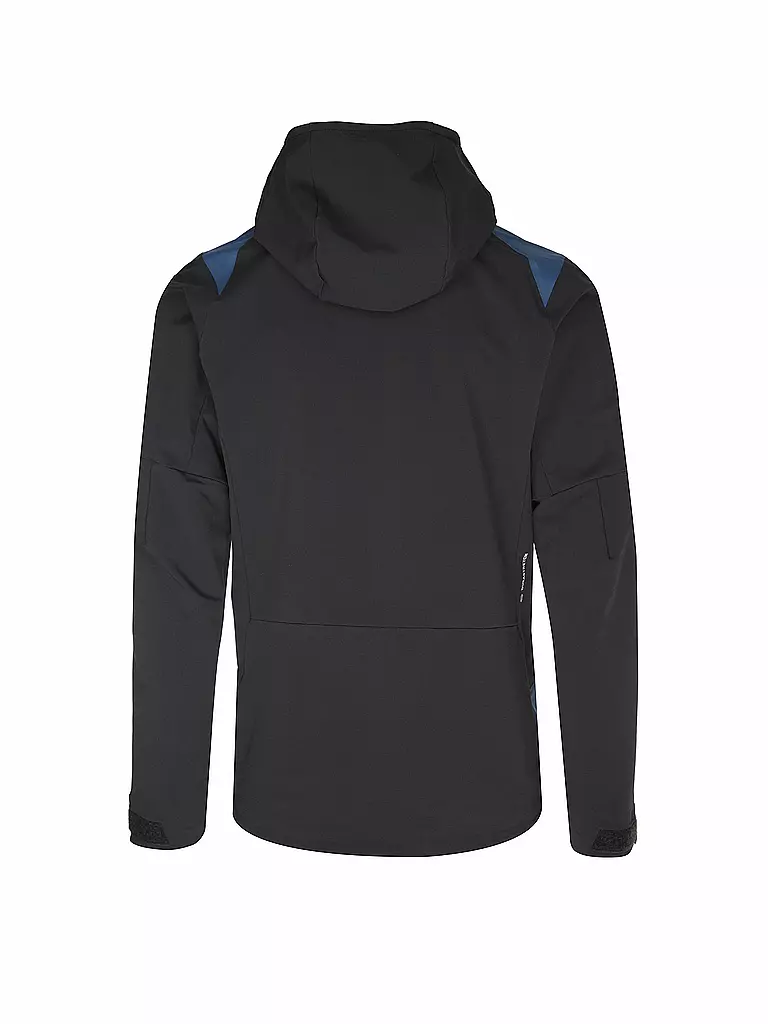 SALEWA | Herren Touren Hybridjacke Sella Durastretch Softshell Hoodie | schwarz