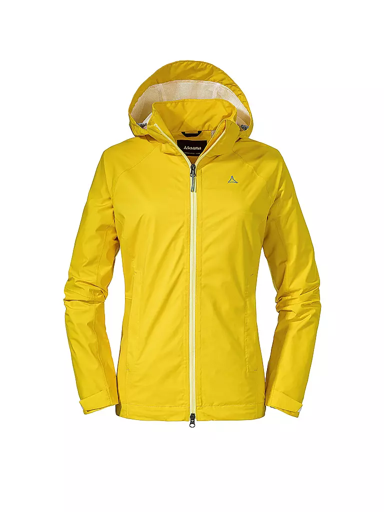 SCHÖFFEL | Damen Regenjacke Easy XT 2L | gelb