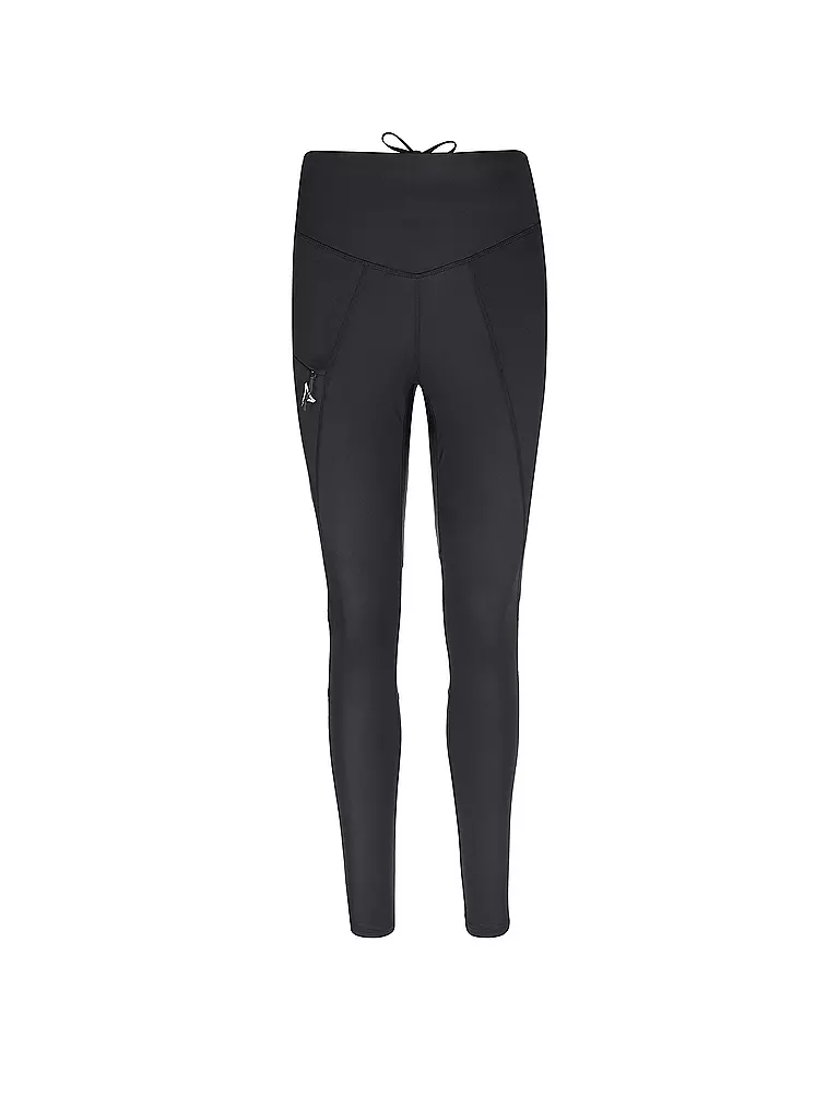 SCHÖFFEL | Damen Wandertight Blaueis Long | schwarz