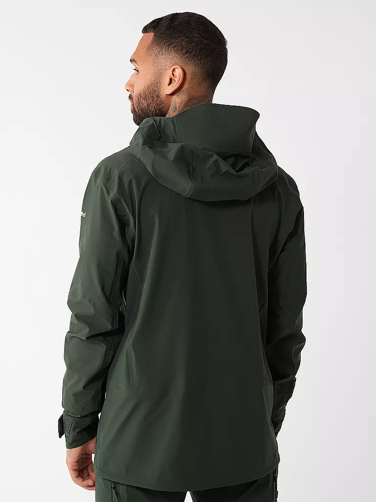 SCHÖFFEL | Herren Tourenjacke Pizac Touren 3L Hoodie | dunkelgrün