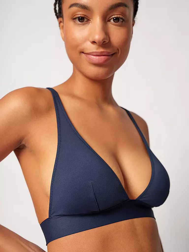 SKINY | Damen Bikinioberteil Triangel mit herausn. Pads | dunkelblau