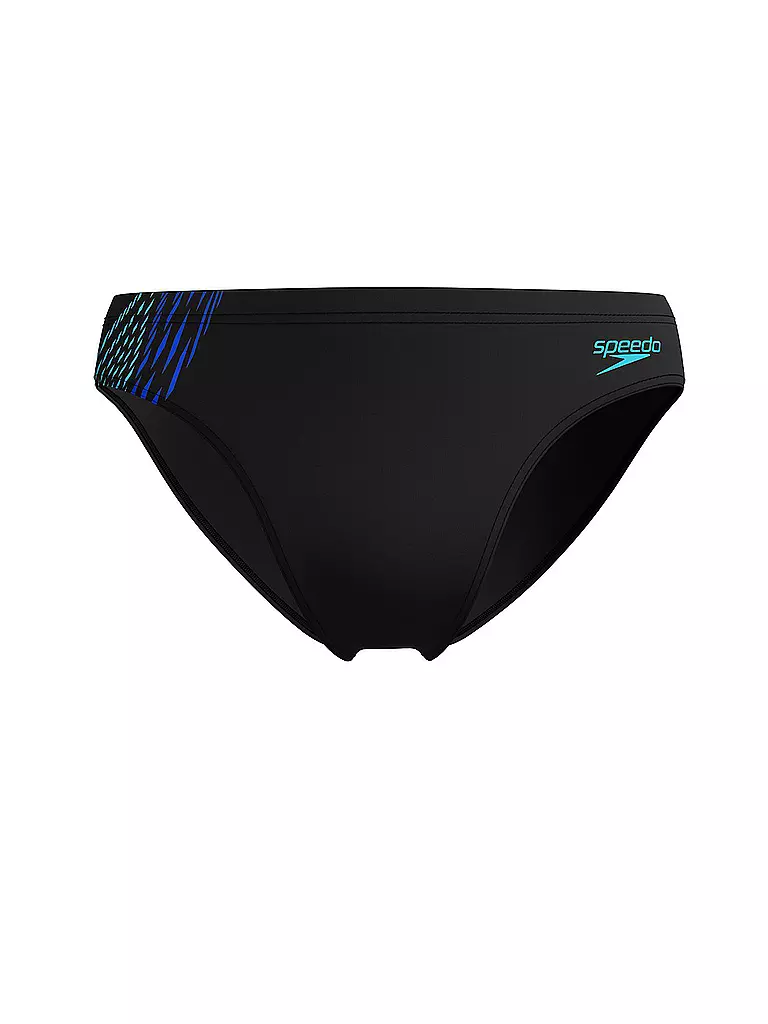 SPEEDO | Herren Badeslip 7cm Tech Panel | schwarz