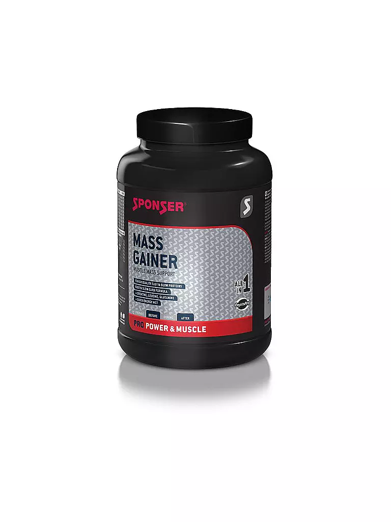 SPONSER | Mass Gainer Vanille, 1200 g Dose | keine Farbe