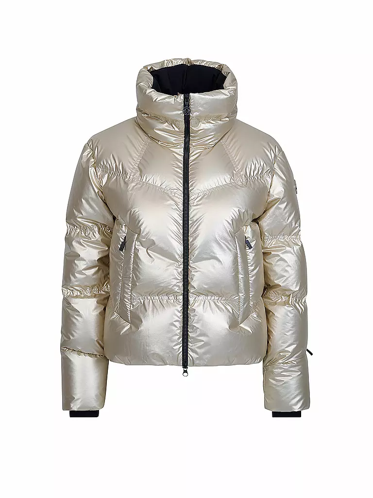 SPORTALM | Damen Ski Daunenjacke mit Kragen | gold