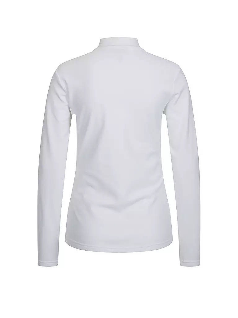 SPORTALM | Damen Ski Unterzieh Zipshirt Fleece | weiss