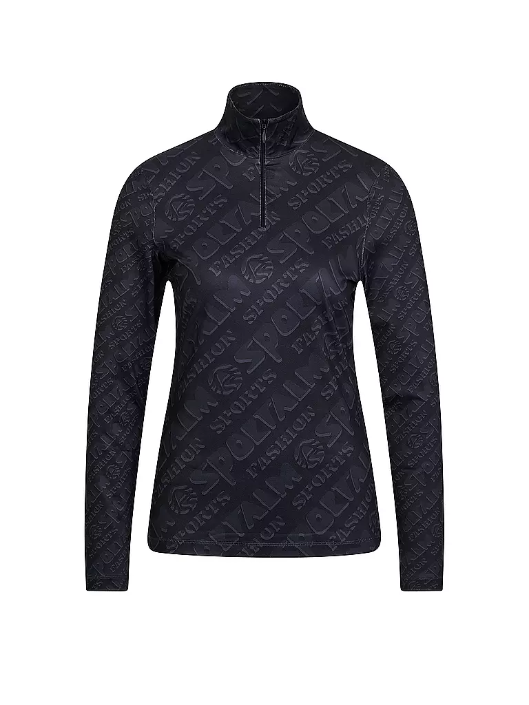 SPORTALM | Damen Ski Unterzieh Zipshirt | schwarz