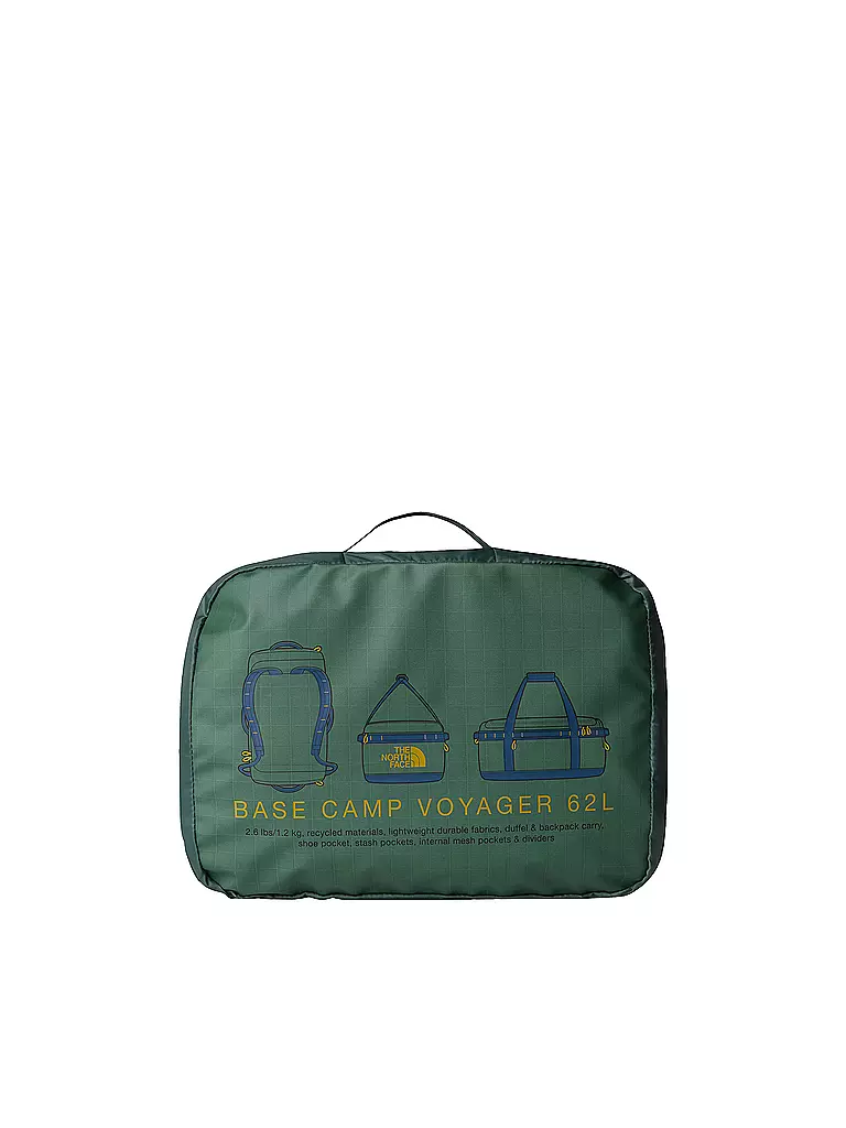 THE NORTH FACE | Reisetasche Base Camp Voyager Duffel 62L | dunkelgrün