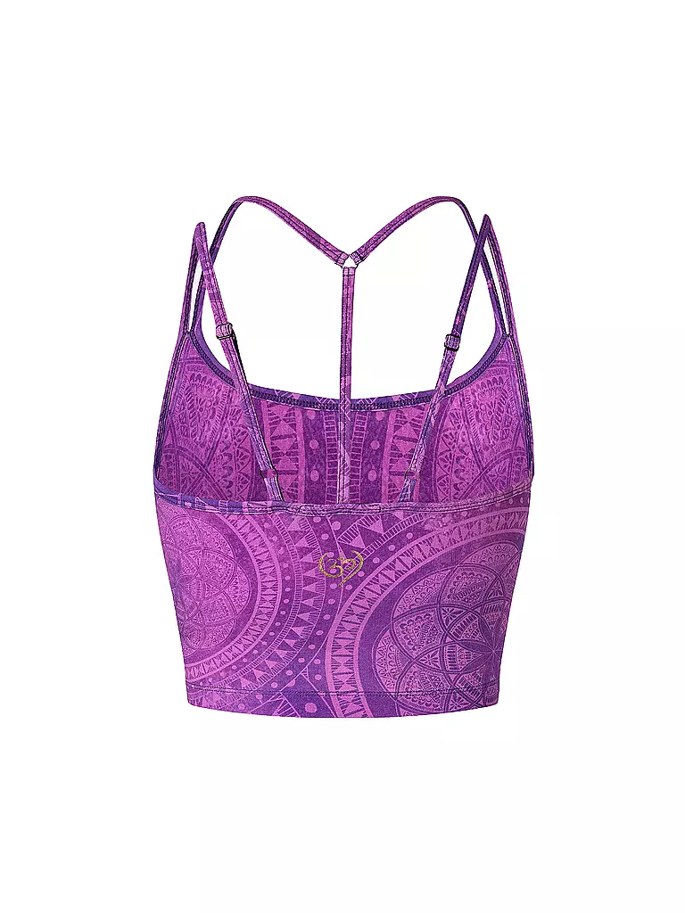 THE SPIRIT OF OM | Damen Yoga Bra Mabu Bhati Spirit | lila