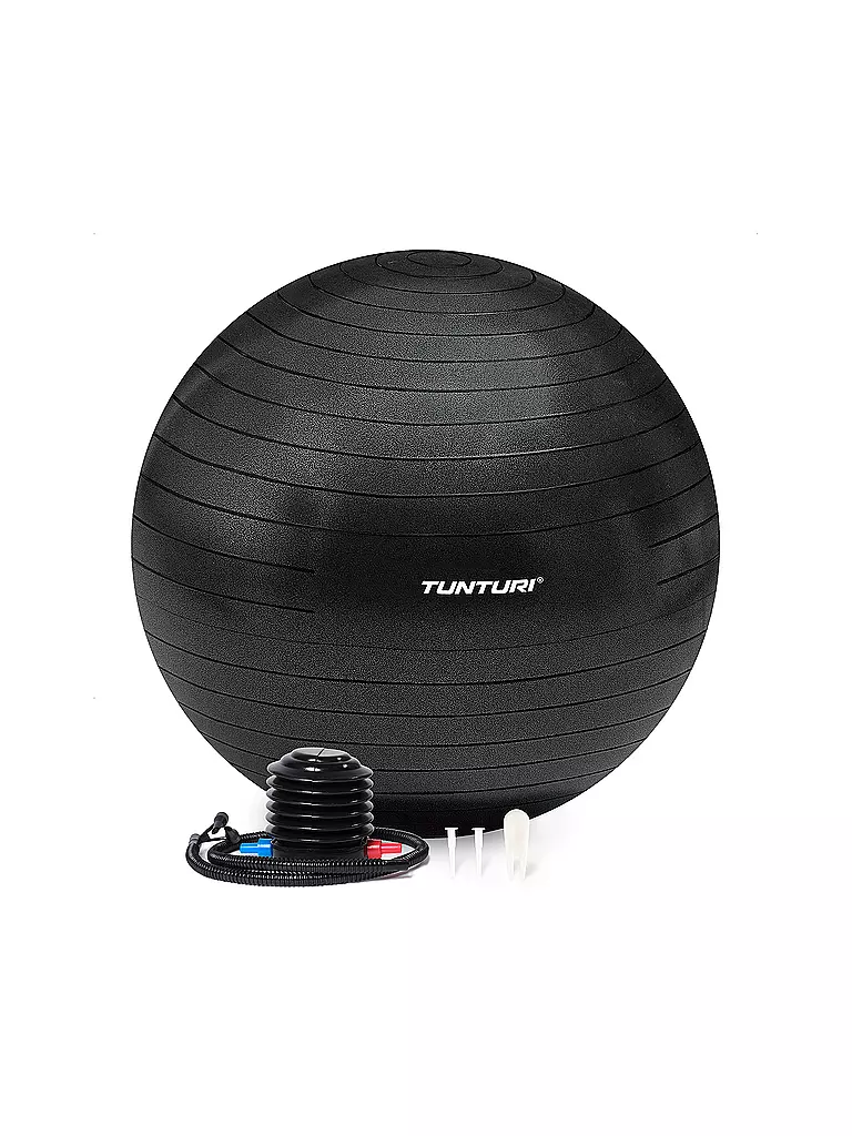 TUNTURI | Gymnastikball Anti Burst 65cm | schwarz