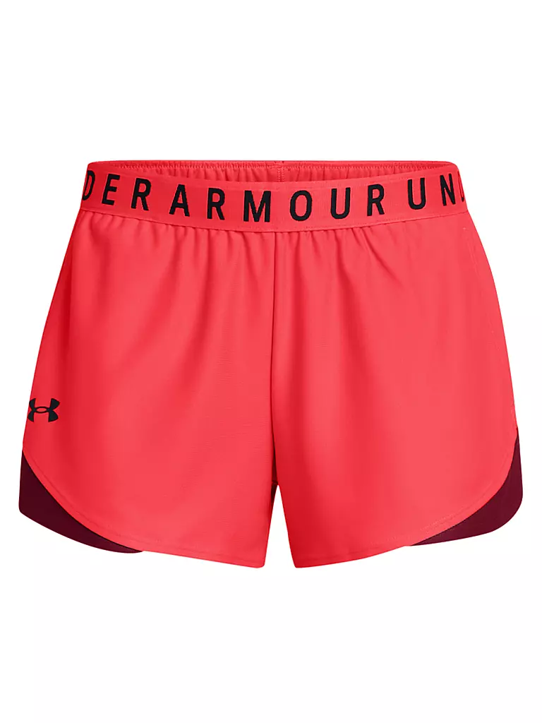 UNDER ARMOUR | Damen Fitnessshort UA Play Up 3.0 | rot