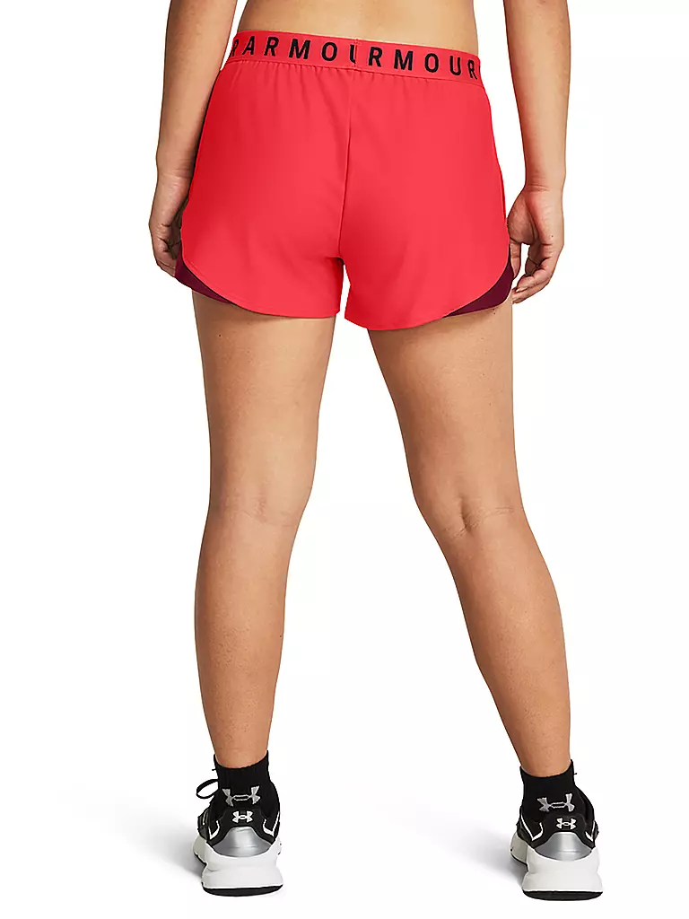 UNDER ARMOUR | Damen Fitnessshort UA Play Up 3.0 | rot