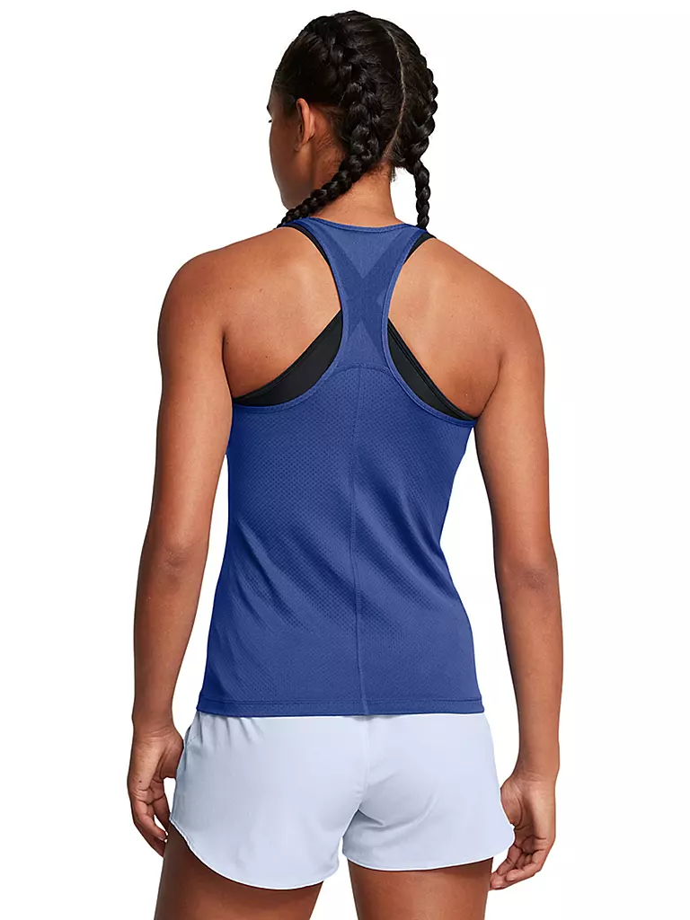 UNDER ARMOUR | Damen Fitnesstank HeatGear® Armour Racer | blau