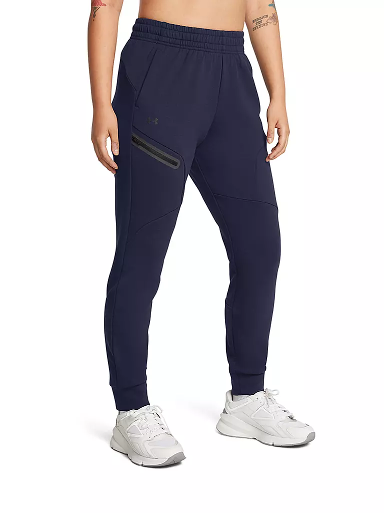 UNDER ARMOUR | Damen Jogginghose UA Unstoppable Fleece | dunkelblau