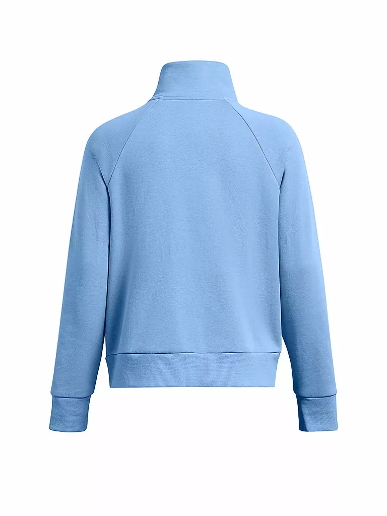 UNDER ARMOUR | Damen Sweater UA Rival Fleece mit ½ Zip | hellblau